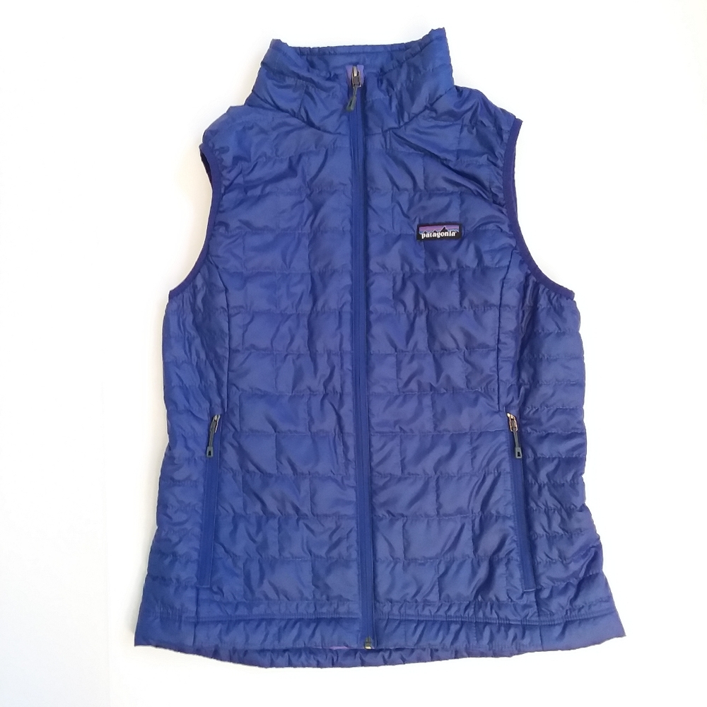 Patagonia Womens Nano Puff Vest Medium Blue
